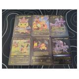 Pokemon Rare Black Foil Cards Lot