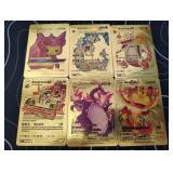 Pokemon Rare Gold Foil Cards Lot