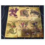 Pokemon Rare Gold Foil Cards Lot