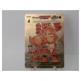 Pokemon Rare Gold Arcanine EX
