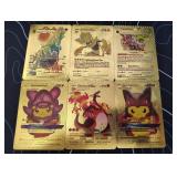 Pokemon Rare Gold Foil Cards Lot