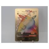 Pokemon Card Rare Gold Pikachu Vmax Rainbow