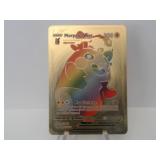 Pokemon Rare Gold Morpeko Vmax Rainbow