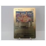 Pokemon Card Rare Gold Pikachu