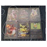 Pokemon Rare Black Foil Cards Lot