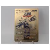 Pokemon Rare Gold Quaquaval EX