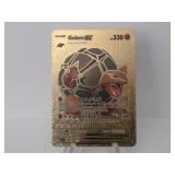 Pokemon Rare Gold Golem EX