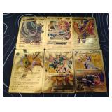 Pokemon Rare Gold Foil Cards Lot