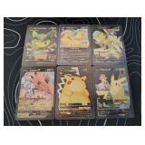 Pokemon Rare Black Foil Cards Lot
