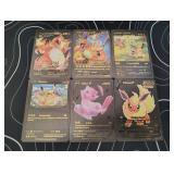 Pokemon Rare Black Foil Cards Lot