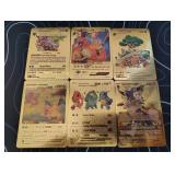 Pokemon Rare Gold Foil Cards Lot