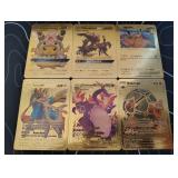 Pokemon Rare Gold Foil Cards Lot
