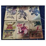 Pokemon Rare Gold Foil Cards Lot