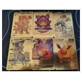 Pokemon Rare Gold Foil Cards Lot