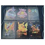Pokemon Rare Black Foil Cards Lot