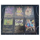 Pokemon Rare Black Foil Cards Lot