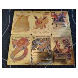 Pokemon Rare Gold Foil Cards Lot