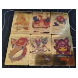 Pokemon Rare Gold Foil Cards Lot