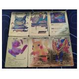 Pokemon Rare Gold Foil Cards Lot