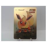 Pokemon Rare Gold Flareon V