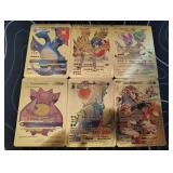 Pokemon Rare Gold Foil Cards Lot