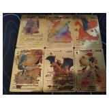 Pokemon Rare Gold Foil Cards Lot