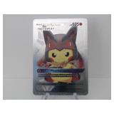 Pokemon Rare Silver Pikachu Mega Lucario