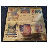 Pokemon Rare Gold Foil Cards Lot