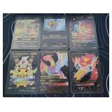 Pokemon Rare Black Foil Cards Lot