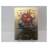 Pokemon Rare Gold Magikarp & Wailord GX