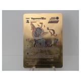 Pokemon Rare Gold Vaporeon Vmax