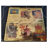 Pokemon Rare Gold Foil Cards Lot