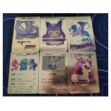 Pokemon Rare Gold Foil Cards Lot