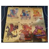 Pokemon Rare Gold Foil Cards Lot