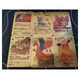 Pokemon Rare Gold Foil Cards Lot