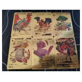 Pokemon Rare Gold Foil Cards Lot