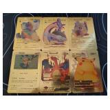 Pokemon Rare Gold Foil Cards Lot