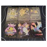Pokemon Rare Black Foil Cards Lot