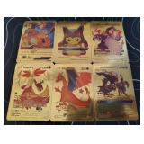 Pokemon Rare Gold Foil Cards Lot