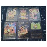 Pokemon Rare Black Foil Cards Lot