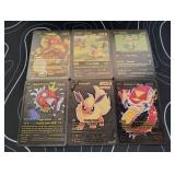 Pokemon Rare Black Foil Cards Lot
