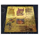 Pokemon Rare Gold Foil Cards Lot