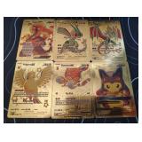 Pokemon Rare Gold Foil Cards Lot