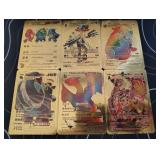 Pokemon Rare Gold Foil Cards Lot