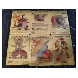 Pokemon Rare Gold Foil Cards Lot