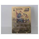 Pokemon Rare Gold Vaporeon Vmax