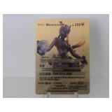 Pokemon Rare Gold Mewtwo GX