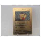 Pokemon Rare Gold Special Delivery Pikachu