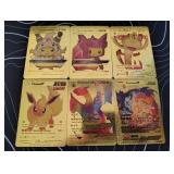 Pokemon Rare Gold Foil Cards Lot