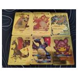 Pokemon Rare Gold Foil Cards Lot